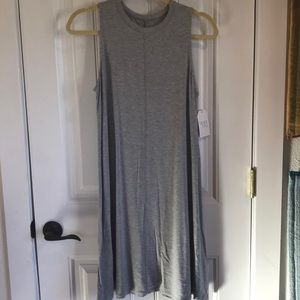 Gray sleeveless dress